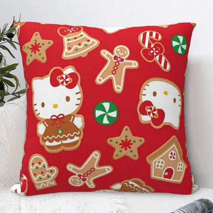 Pillow Case Christmas Soft Pillow Cover Retro Trendy Cushion Cover Graphic Pillowcases